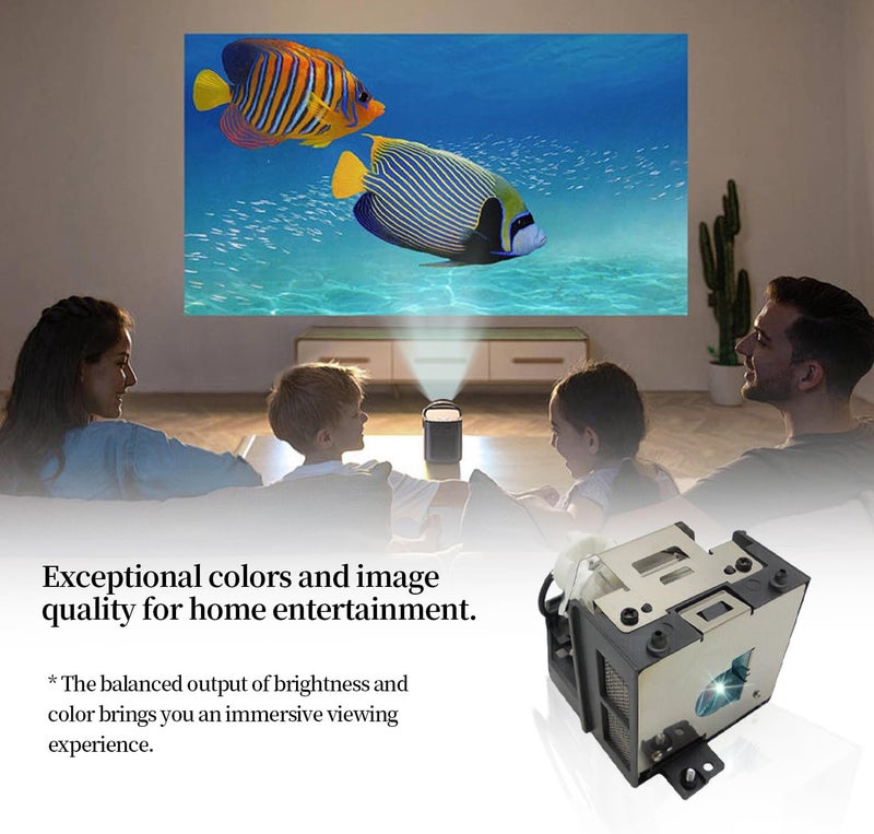SORNEICDR AN-100LP Replacement Projector Lamp Bulb Compatible with Sharp XR-105/10S 10X/11XC/20S/20X/HB007/HB007X;XG-MB50X/MB50XL/MB55/MB55X/MB65/MB65X/MB67/MB67X;XV-Z3100/Z3000/Z100, with Housing - Image 5